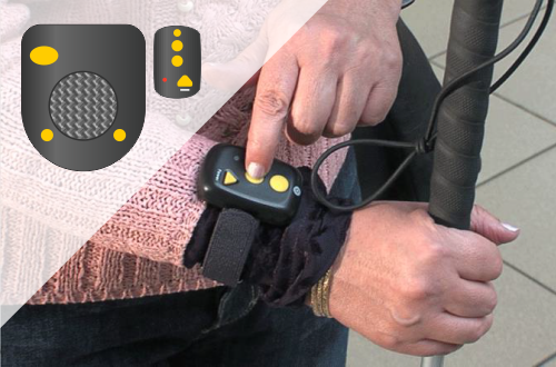 Visually impaired RFID bracelet for passenger mobility